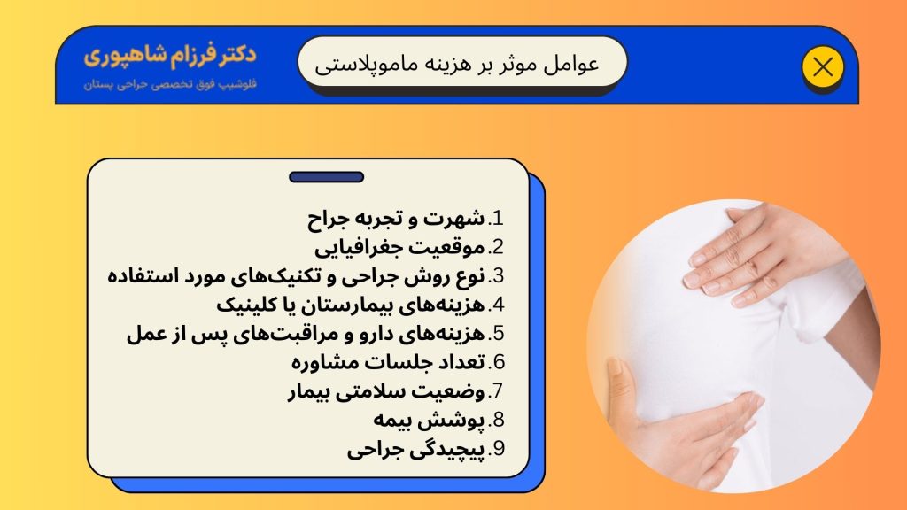 هزینه ماموپلاستی