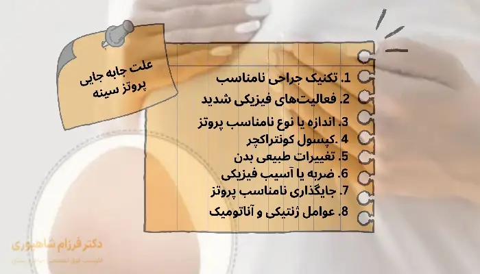 جابه جایی پروتز سینه