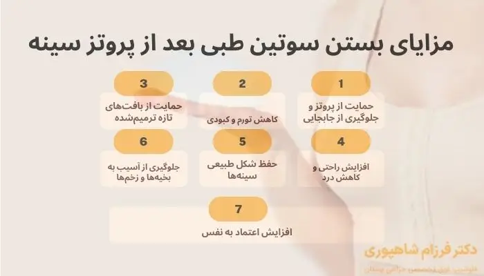 سوتین طبی بعد از پروتز سینه