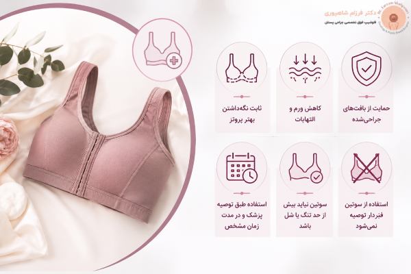 استفاده از سوتین طبی