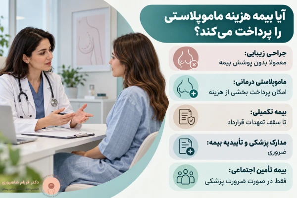 هزینه ماموپلاستی با بیمه